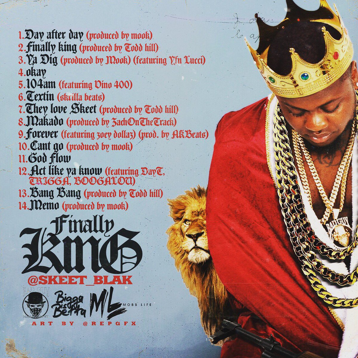 Skeet_Blak's tweet photo. #FinallyKing #HostedBy #BiggaRankin Don’t Wonna disappoint my fans But it’s A Couple Songs On #Pom2 That will Be On #FinallyKing
Other Than That Its🔥🔥 #Mobblife #BadGuy
@BiggaRankin00 thank you homie @REPGFX @YFNLUCCI @ZoeyDollaz thank you to all my Supports🤗🤗 https://t.co/psP1ucROl6