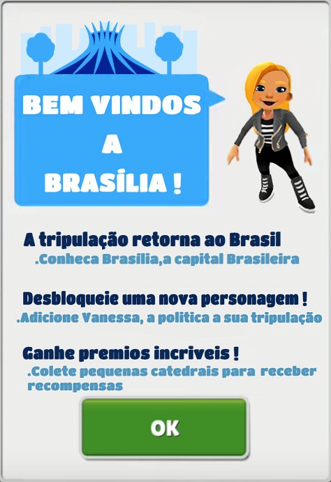 Surfers G Art on X: Bem vindos a Brasília ! conheça a linda Vanessa a  corra com ela pelos metrôs de Brasileiros 🇧🇷  / X