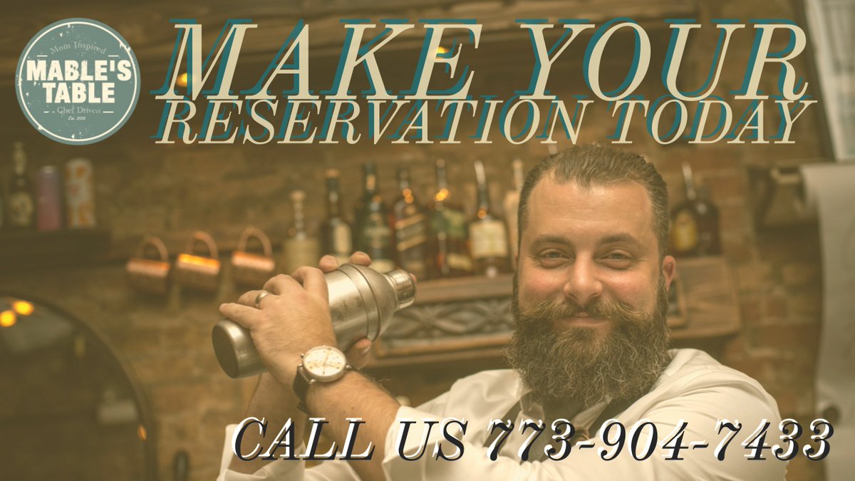 Mables_Table's tweet image. It's never too early to start planning your weekend dinner plans #WellSaveYouASeat