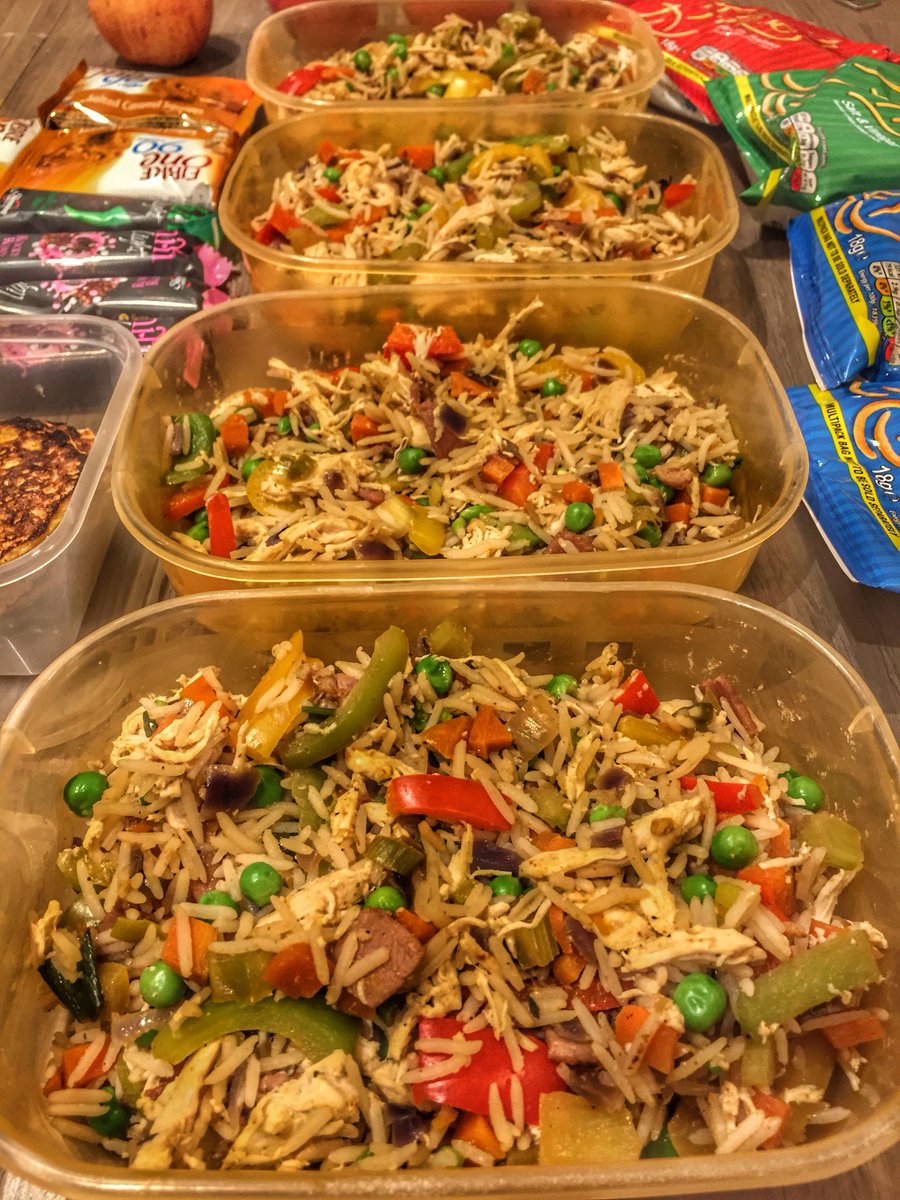 meal_prepper's tweet photo. RT @thisisbexie: The recipe is up on my Insta for this weeks lunch - Cajun fried rice 😍😍 
https://t.co/yXs8ce8okJ #mealprep #recipes #lunchideas https://t.co/unGnZBBe6r