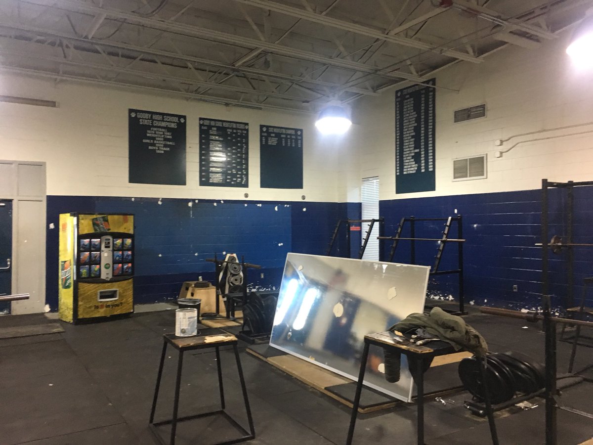 GodbyAthletics's tweet photo. Weight room improvements starting today!! ๐๐ฝโโ๏ธ
#athleticsuccessstartshere
#upgradescoming https://t.co/p4rVNhY1Mc