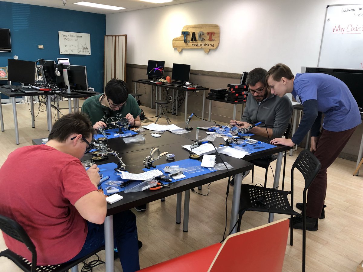 Day 2 of STEAM Camp #tact #empowerment #asd