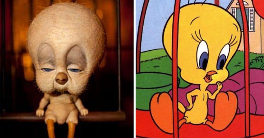 ttsupertela's tweet photo. 19 versões super realistas e assustadoras de personagens de desenho animado https://t.co/TYiiHOUlVj https://t.co/AWo2yRZfqq