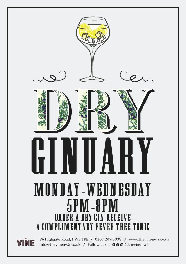 Let us be the gin to your Tonic #ginuary #ginlovers <a href="/kentishtowner/">Kentishtowner</a> <a href="/highgatelondon/">Highgate</a> <a href="/LondonGinClub/">London Gin Club</a> <a href="/CamdenMonthly/">CamdenMonthly</a> camden