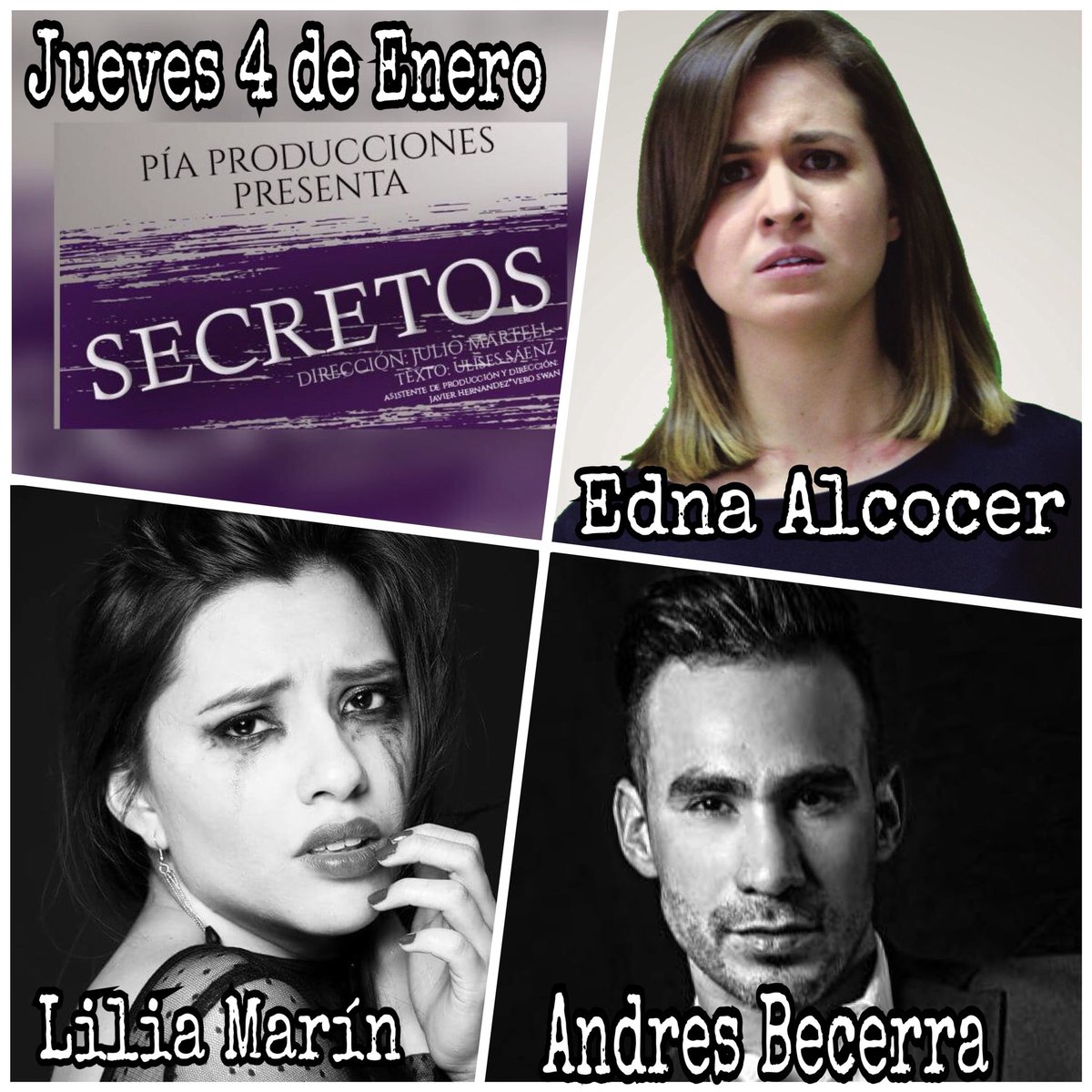 VaDeNuezTC's tweet photo. Empezamos a despedirnos de esta EXITOSA TEMPORADA y este jueves es nuestro penúltimo en @TeatroEnCorto #Coyoacán con las actuaciones de @EdnaAlcocer @andresbecerra y Lilia Marín en el Foro 4 a partir de las 8 pm https://t.co/CFPOlABY2r