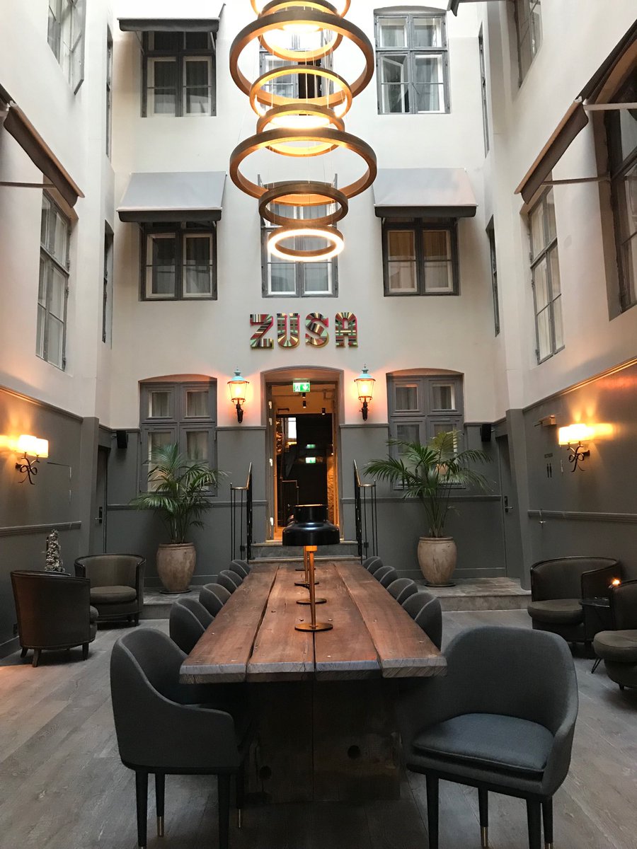 The stunning atrium space at the Hotel SKT. Annae #copenhagen #christmasincopenhagen #tbt #designhotel #hotelsktannae