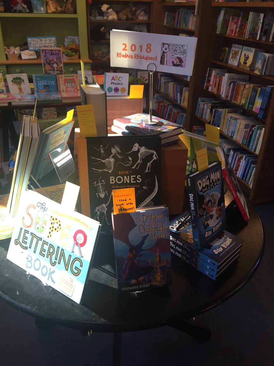 RedBalloonBooks's tweet image. What is your 2018 #ReadingResolution ? We have a display with books to help you read outside of the box and learn about new stories!