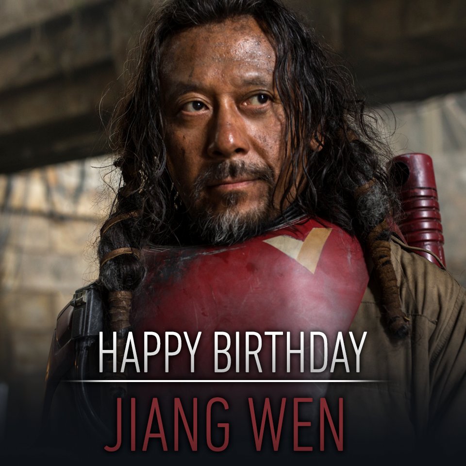 Happy birthday to the man who brought Rogue One\s Baze to life, Jiang Wen 