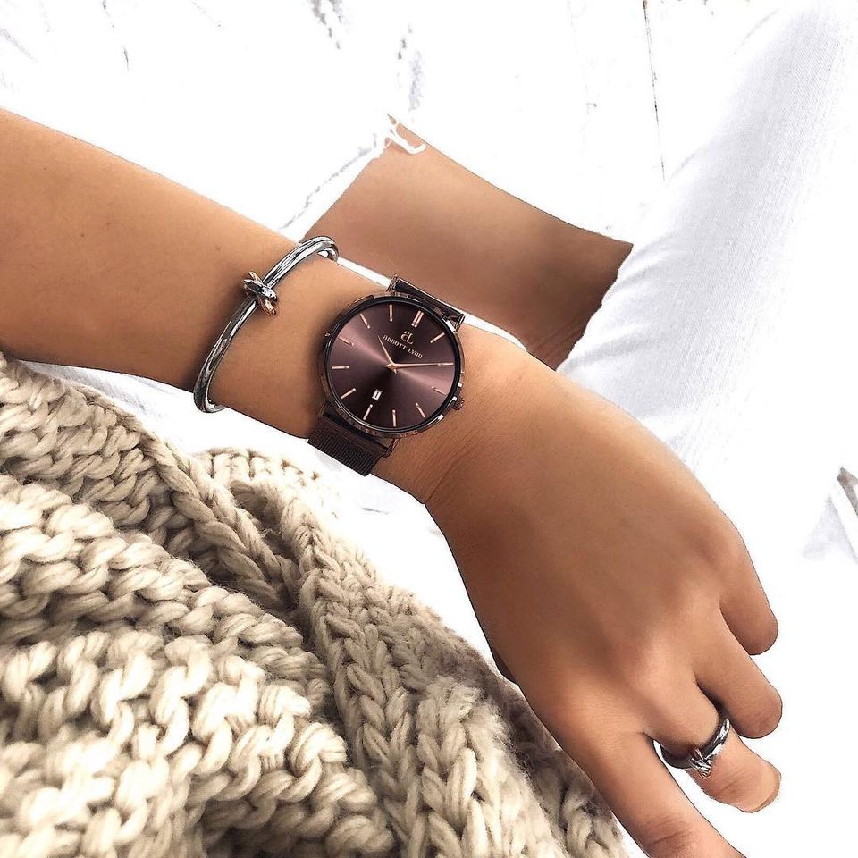 abbott lyon mocha watch