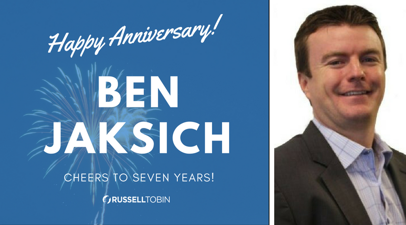 russell_tobin's tweet photo. ICYMI: @BenJaksichRTA celebrated SEVEN years with #RTA yesterday! Happy anniversary, Ben! Cheers to many more! #WhyIRTA #IndustryLeader #SalesRecruitment https://t.co/0dt6l3LBWR https://t.co/uhEoKIYaJI