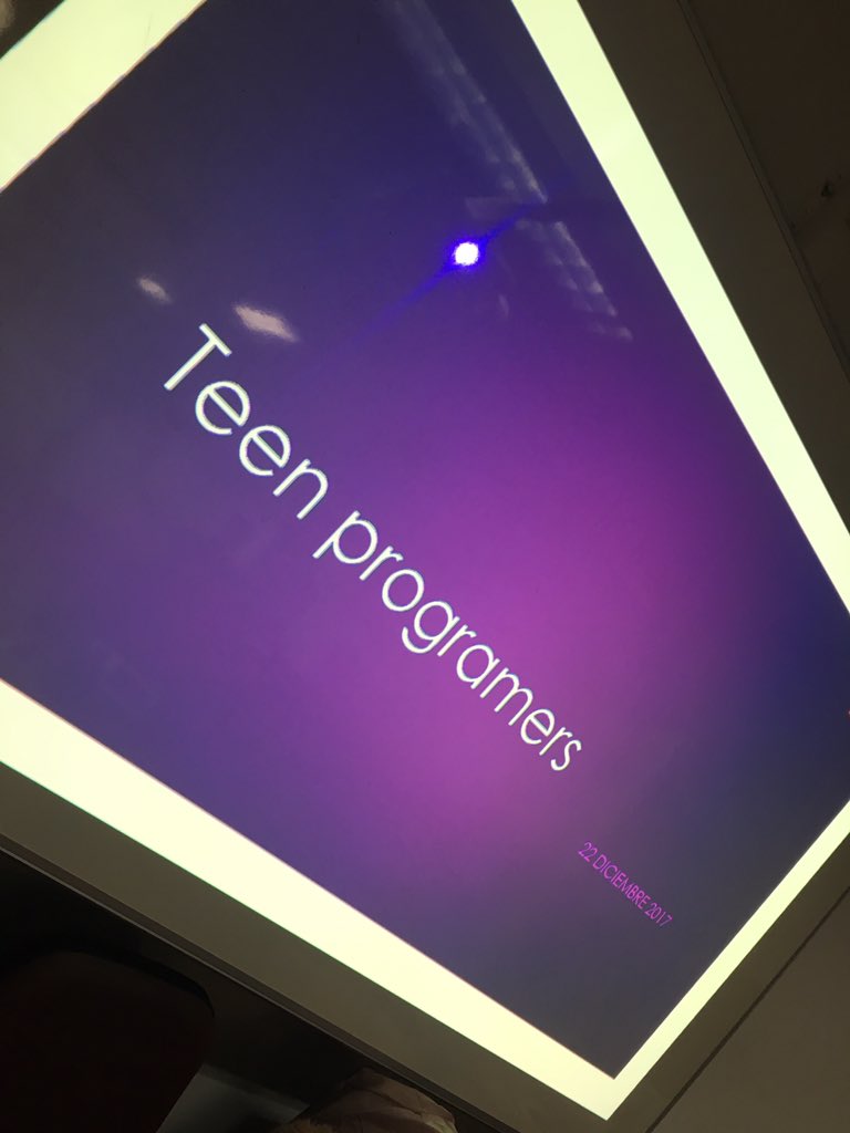 Shivaduna's tweet photo. Inicio a la programacion para chicas entre 12 y 16 años 💜#lacuruxa #developergirls https://t.co/thxgcsdnJQ