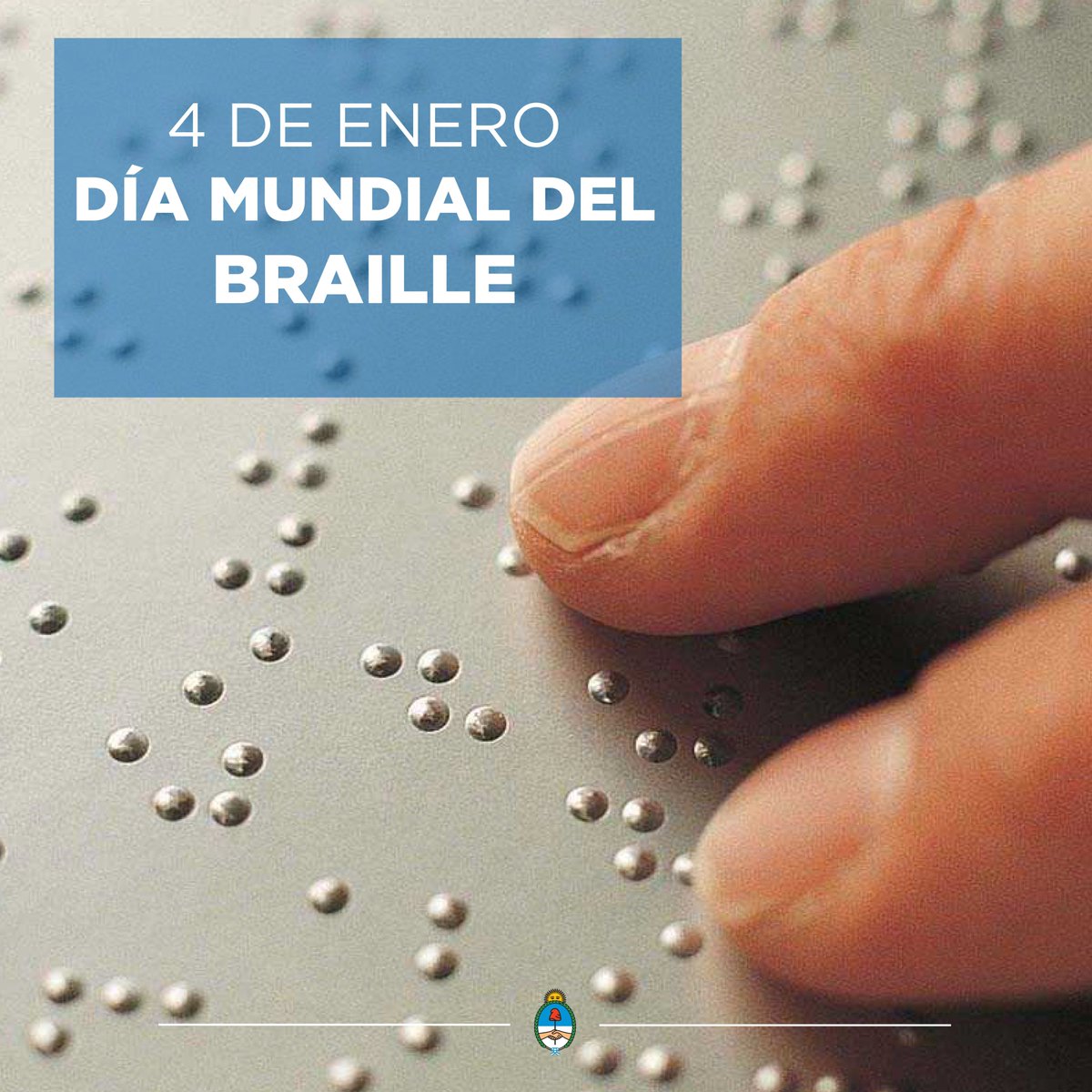 🗓️ | Hoy, 4 de enero, se celebra el Día Mundial del Braille para honrar a su creador Louis Braille y reconocer la importancia de su invención. El Braille facilita el acceso a la información y mejora la autonomía de las personas con discapacidad visual.