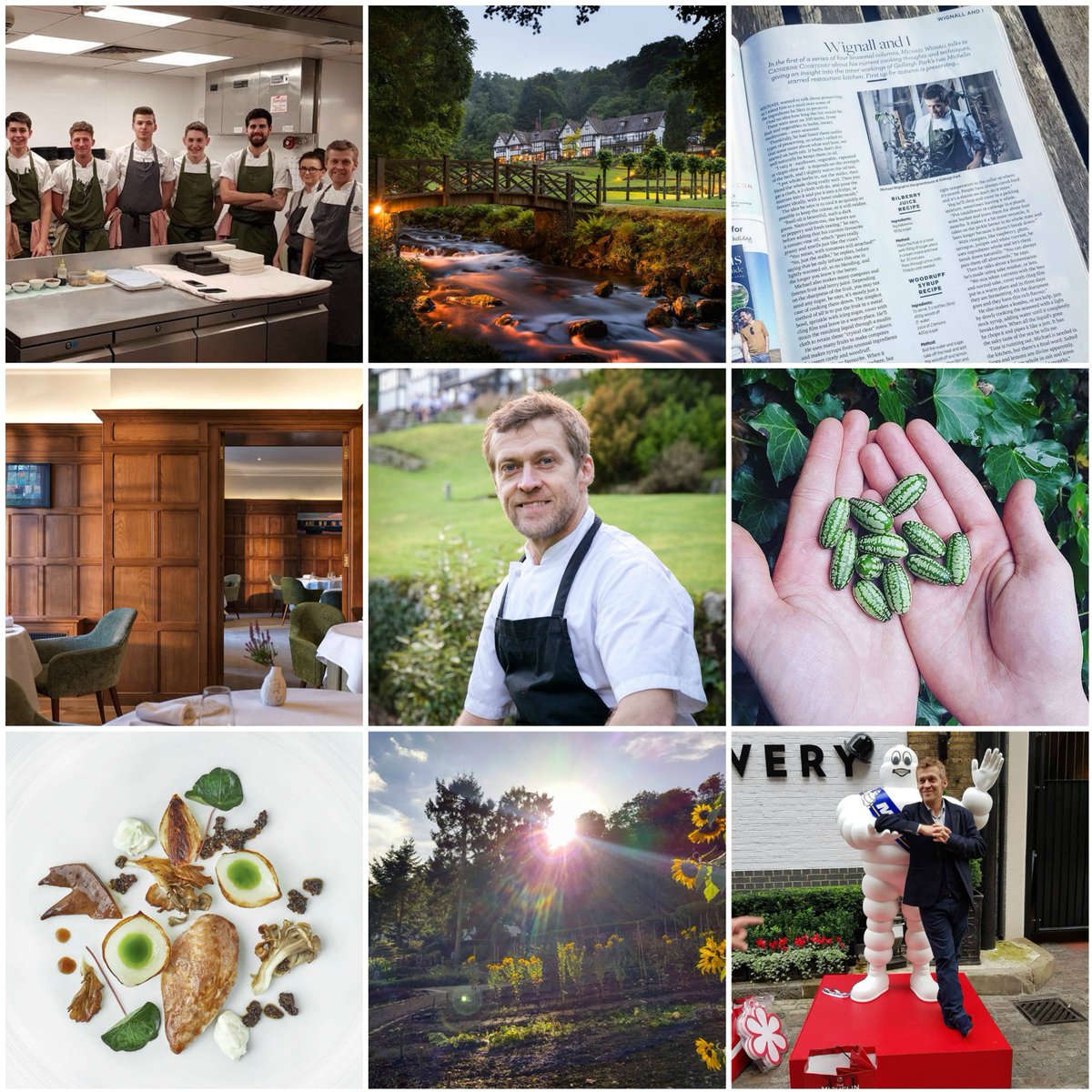 As we reach the end of an era @Gidleighhotel we would like to thank @michaelwignall_ our two Michelin-star chef for two years the very best of luck for the future. We have made a little 'Best 9' with some of our favourite photos. Michael, it has been a pleasure!