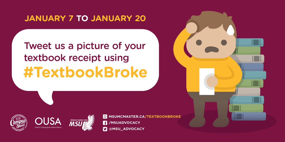 The first few weeks of school can be expensive 😢 Show us how much textbooks cost you by tweeting us how much you're spending with the hashtag #textbookbroke! Show us why we need open educational resources! #OER