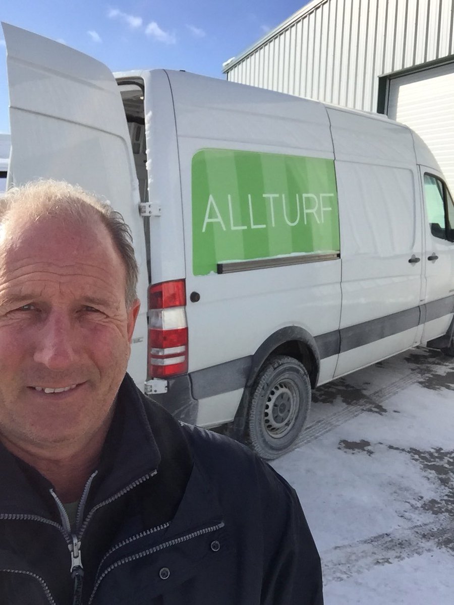 Nigel_Rennie's tweet photo. Yes it’s Winter!! Need ice melter?? @Allturf_Ltd  is delivering. Try our new product ENTRY for trackless ice melter at entranceways. https://t.co/B0HLyYWijd