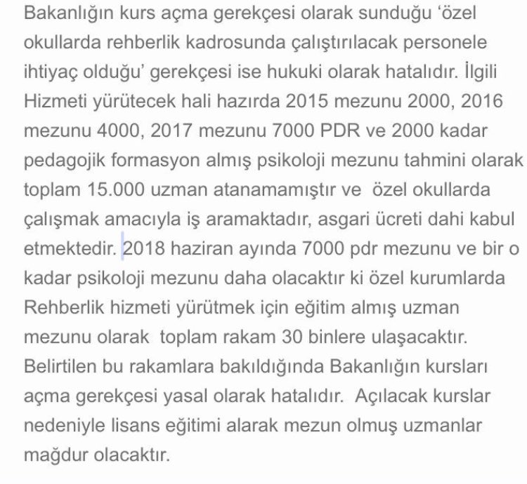 Dergipdr's tweet photo. “Yeterince PDR mezunu olmadığı için kurs açıyoruz” derken hocam?

Kursluların sadece özelde çalışacak olması, #SertifikalıDeğilDiplomalıPdr ci olan mezunlarımızın kul hakkına girmeyi meşru yapar mı?

Yoksa 10bin PDR mezunu olduğunu bilmiyor musunuz? @Yusuf__Tekin @kemalsamlioglu https://t.co/3qGny1f5N7
