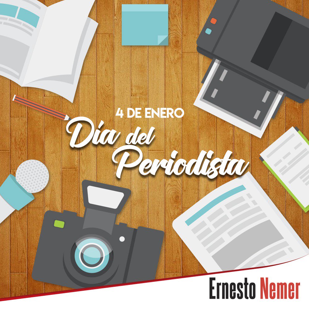 Hoy felicitamos a todos los que trabajan comprometidos con la verdad en el #DíadelPeriodista, su labor es esencial para la vida sana de nuestra #democracia.