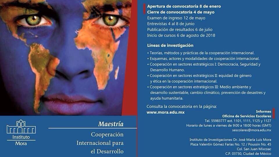 aquelarre_h's tweet photo. #Convocatoria #Licenciatura y #Posgrados del @institutomora #Enero08 https://t.co/hV6ZGu7FF9