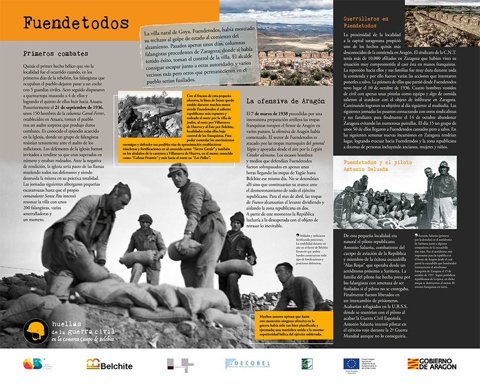 La última localización que nos quedan por nombrar de la nueva ruta #turística "Huellas de la #GuerraCivil" es la Trinchera de la Sierra Gorda, situadas cerca de #Fuendetodos.
Toda la información aquí ⤵️⤵️⤵️
descubrecampodebelchite.com/pois/detail.do…