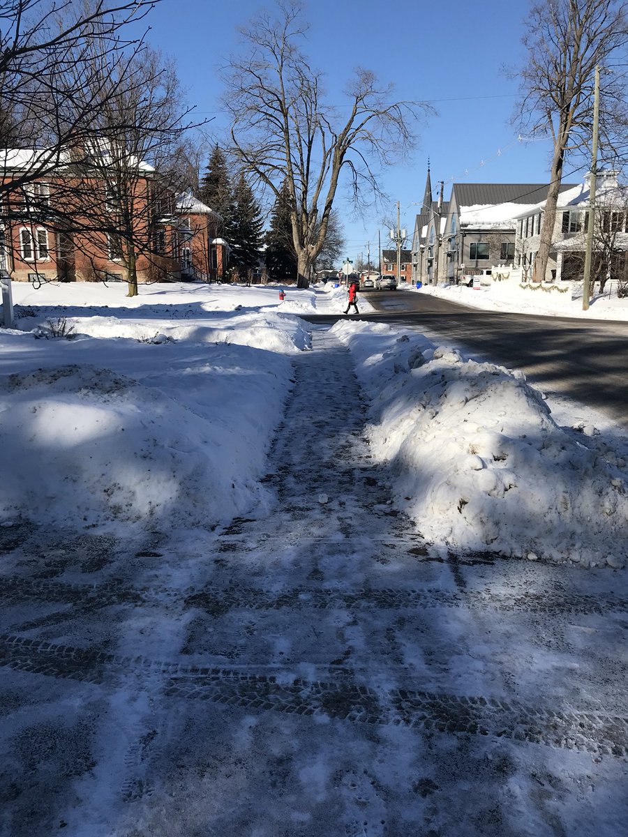 ablanccanvas's tweet photo. Dog walk this morning. Short and sweet. Scuppers + I ran home. A cold beautiful sunny day... sure beats a cold grey day. TY to Town of HH + neighbours who clear the sidewalks! #haltonhills #bitingcold https://t.co/Rb2WTA1ID4