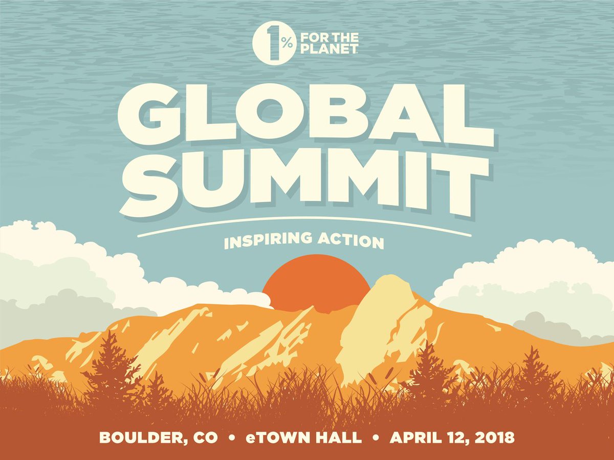 1PercentFTP's tweet photo. Calling all 1% for the Planet #businessmembers and #individualmembers! Early bird pricing for the 2018 Global Summit ends Jan 15! Be sure to snag your ticket to take advantage of the discounted price. Learn more about this full-day conference at
https://t.co/wpywdABjX8 https://t.co/lB9BpkTAc9