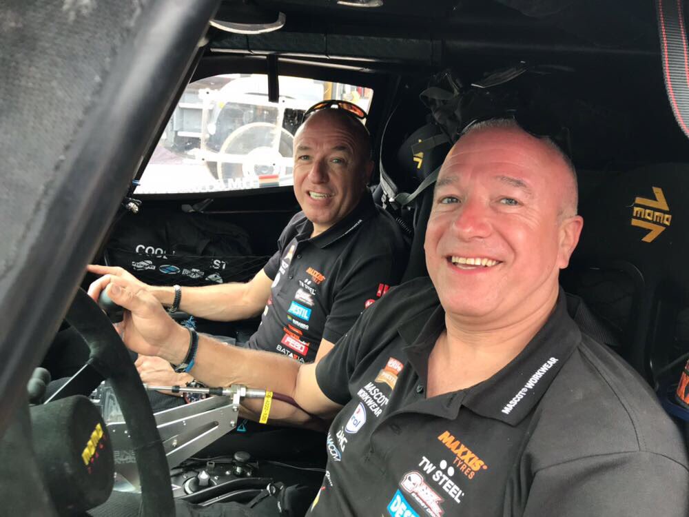Here we go!! 👊🏻 On route to the scrutineering of our #Beast347 🦁#JefferiesRacing Updates to follow 😁 #Dakar2018