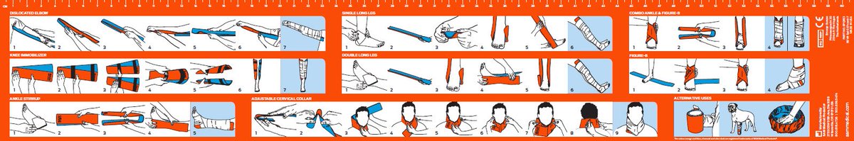 EDNurses's tweet photo. How much experience do you have using SAM Splints?
Such a simple piece of kit that has so many different uses ⛑
(2 Images provided - you may need to zoom in) 🧐
#Nurse #NurseCommunity #StudentNurse #NursingStudent #FirstAid #Immobilisation #SAMSplint https://t.co/3APaWMfB93