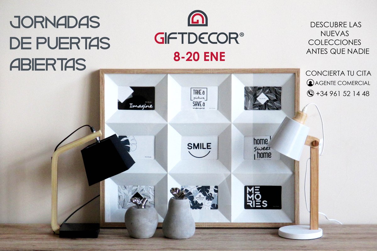 DecorGift's tweet photo. Las nuevas colecciones están ya preparadas así que anímate y visítanos en las Jornadas de Puertas Abiertas del 8 al 20 de enero. ¡Te esperamos! https://t.co/1mrtNJBnyB