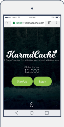 KarmaCache's tweet image. KarmaCache - The Step-Counter to a better world. buff.ly/2CqhEoP
