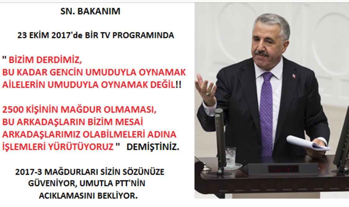 eminibak's tweet photo. #Ptt20173Magdurları haklarını geri istiyor @ahmetarslan36  @BozgeyikKenan https://t.co/J4fj271xHU