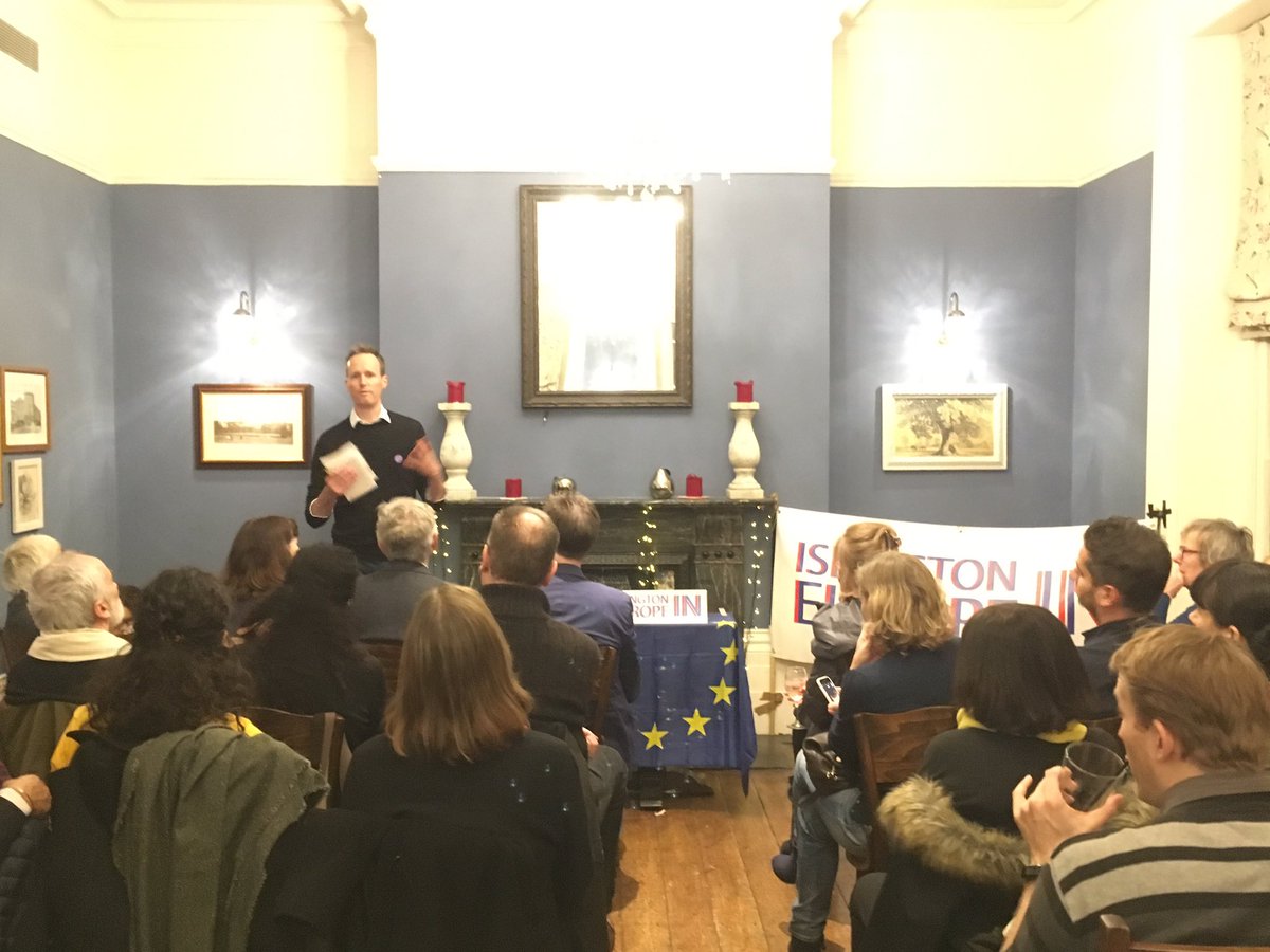 IslingtonIn's tweet photo. We are so excited to welcome @nick_clegg to our event debating ways forward tonight! #howtostopbrexit https://t.co/Pglsixa3Pu