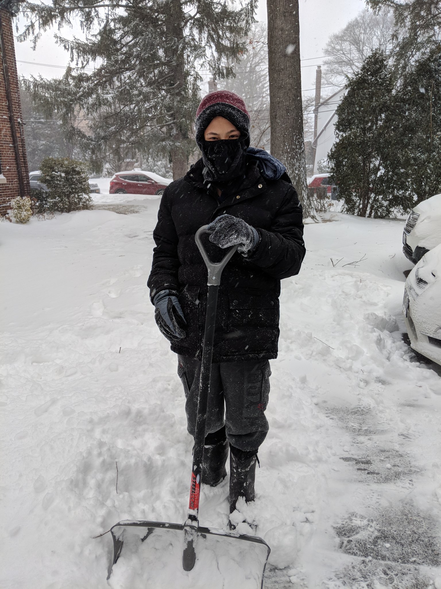 Ken Krieger on Twitter " liweather Nick shoveling…