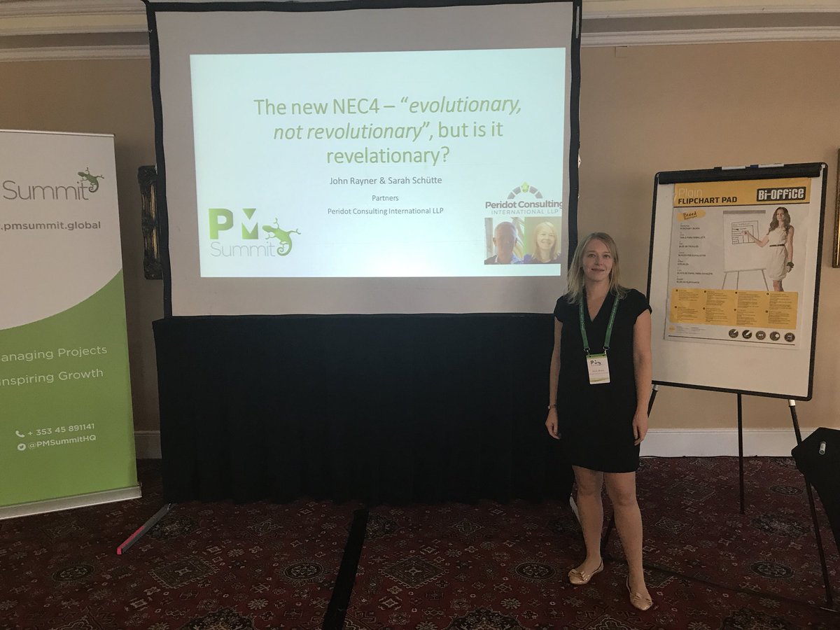 PeridotInt's tweet photo. Flashback! Brill Oct 17 #Dublin @PMSummitHQ @johnrayner101 @sarahschutte1 @schutteconsult #SCLGLobal #PeridotInt #ProjectManagement #NEC4 #nec3 #Engineering #infrastructure https://t.co/H03B9T6Ea7