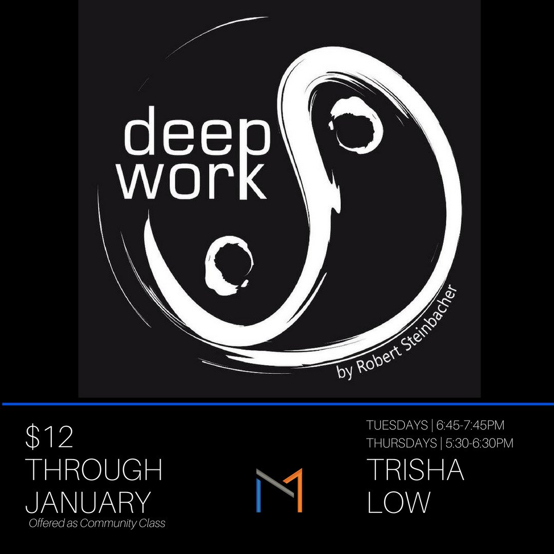 ResistMoveFit's tweet image. What are you waiting for?...$12 community class (deepWORK) all month long. Try it today. #bodyartnyc