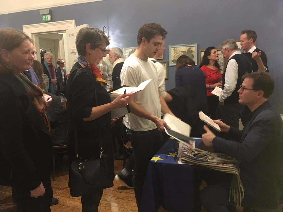 IslingtonIn's tweet photo. Such honour to have @nick_clegg attend our event on #howtostopbrexit - very uplifting! https://t.co/E3q19PsY4D
