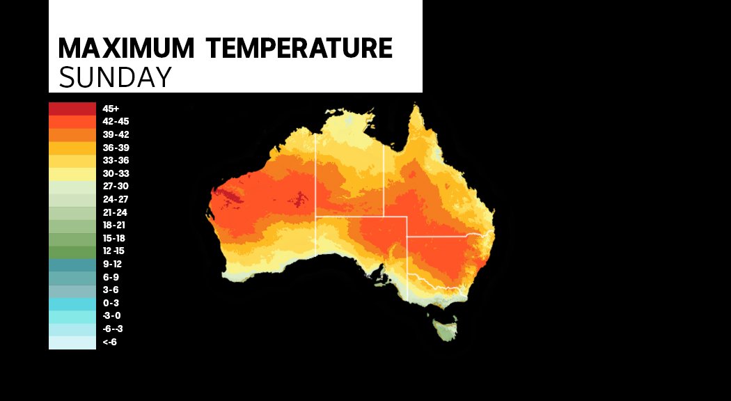 BreakfastNews's tweet image. A heatwave is coming this weekend, Australia. Here's where it's going to hit hardest