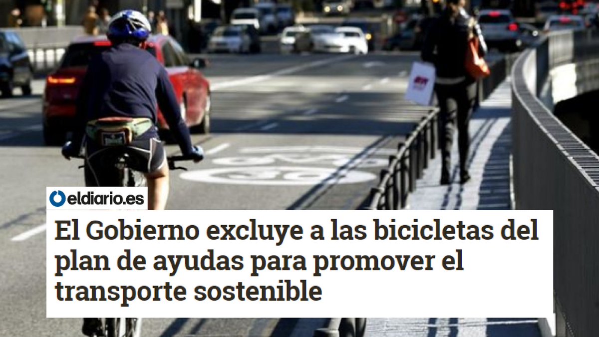 PODEMOS's tweet photo. 🚴‍♀️ La bicicleta es un modo de transporte sostenible y sano que utilizan millones de personas a diario, pero para el PP solo es una herramienta de ocio 😒

https://t.co/RWii1z2MaS https://t.co/acUpZBF2zd
