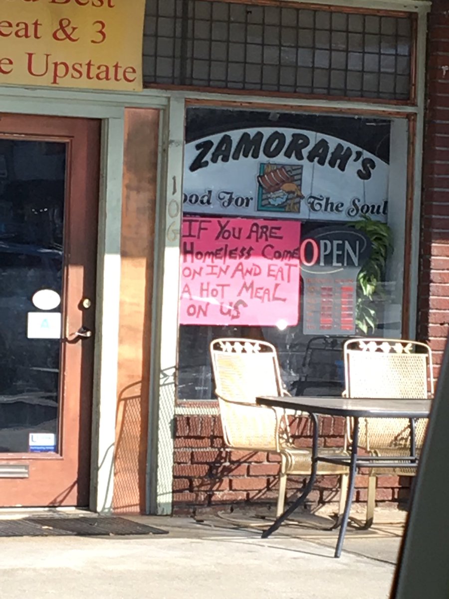 AmazingTrips's tweet photo. As temperatures remain below freezing, Zamorah’s in Simpsonville, SC sure knows how to warm the heart and feed the soul! 💕 https://t.co/Md7cBidZXF