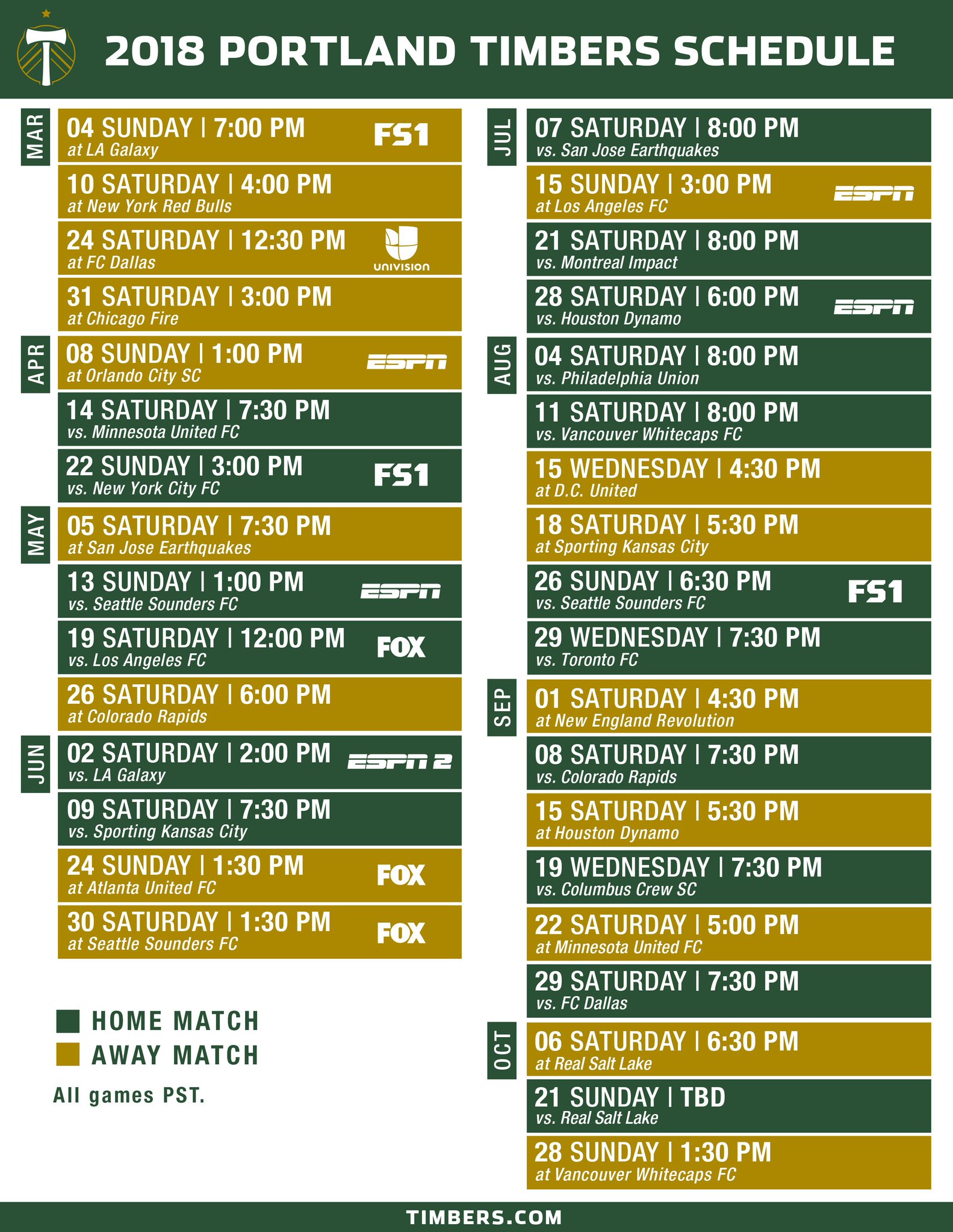 Portland Timbers Schedule 2023 2023 Calendar