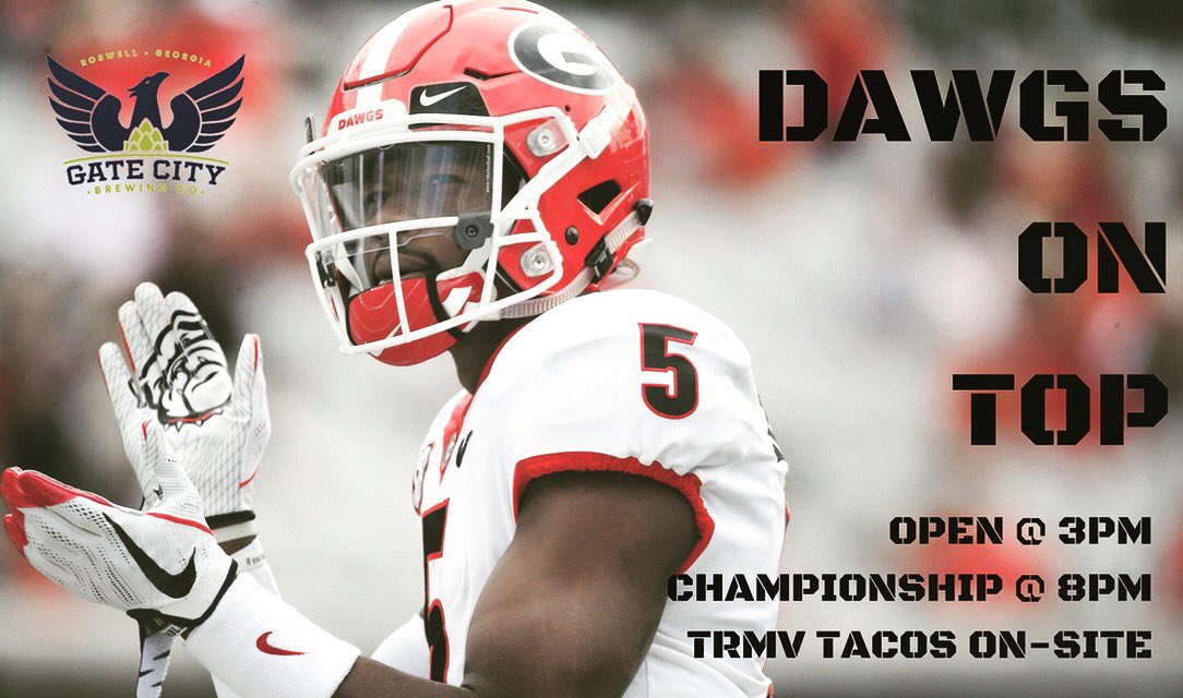 #UGA + #GAbeer = surefire victory.