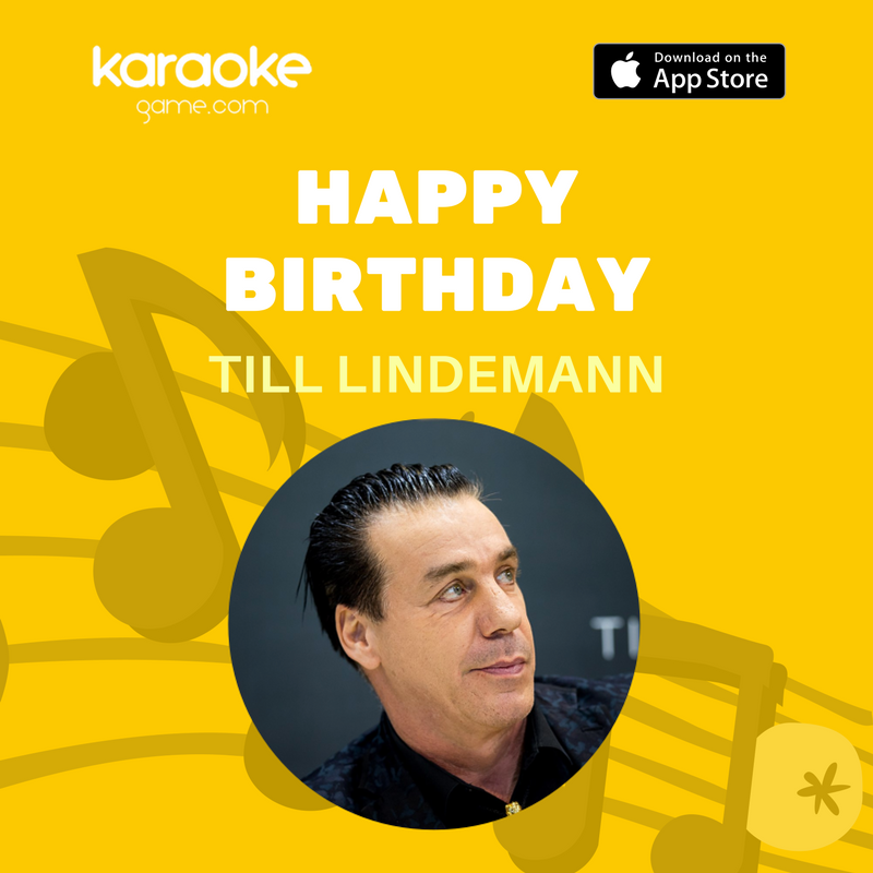 Today we celebrate with Till Lindemann! Happy Birthday 