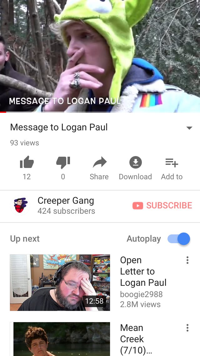 RickyMercado7's tweet photo. @Lyricoldrap Hey guys just wanna know your thought on the Logan Paul situation I did a video giving my thought on it https://t.co/mICGrtf93H