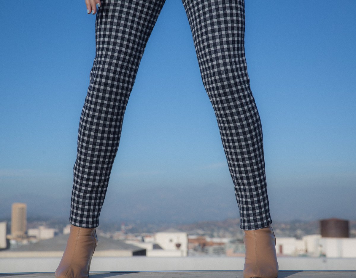 our new gingham print pants 😍 we’re obsessed
