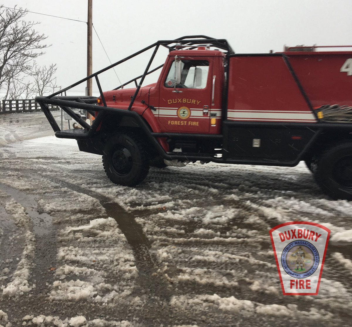 DXFD_PIO's tweet photo. Our brush breakers are not only useful for brush fires but become essential in these storms to get to people who are trapped in deep waters to safety. #DXFD #grayson https://t.co/bvr5FRY64D