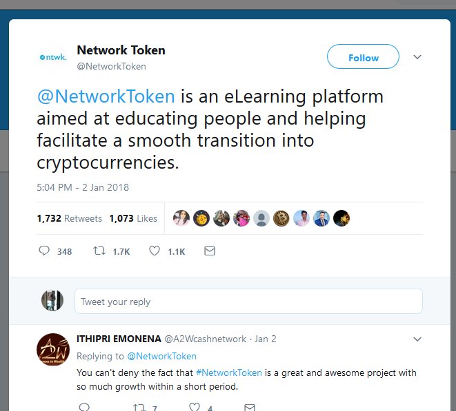 vkmguy_005's tweet image. Hi Everyone.. A quick and good news for all cryptocurrency enthusiasts...
Airdrop of Network Token(NTWK) is live and hurry to grab some free tokens before its over ! Follow the link for more updates:

#airdrop #networktoken #cryptocurrency #bitcoin