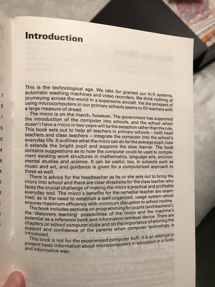 KJLBrack's tweet photo. Stumbled upon my dad’s 1984 book on using computers in schools today. A lot has changed in 34 years but the advice on ‘winning over the staff’ is still pretty spot on! 📺📺📺 https://t.co/AecOG93ADa