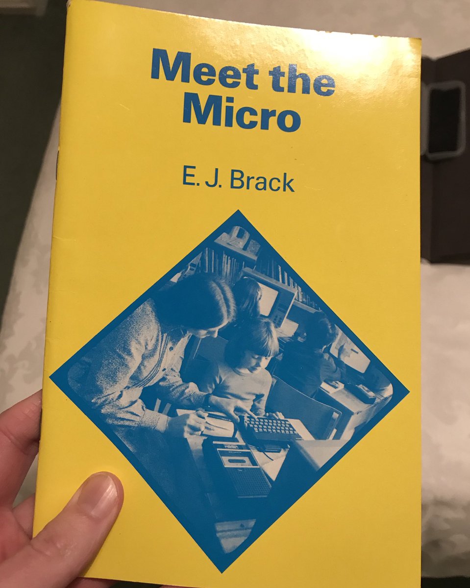 KJLBrack's tweet photo. Stumbled upon my dad’s 1984 book on using computers in schools today. A lot has changed in 34 years but the advice on ‘winning over the staff’ is still pretty spot on! 📺📺📺 https://t.co/AecOG93ADa