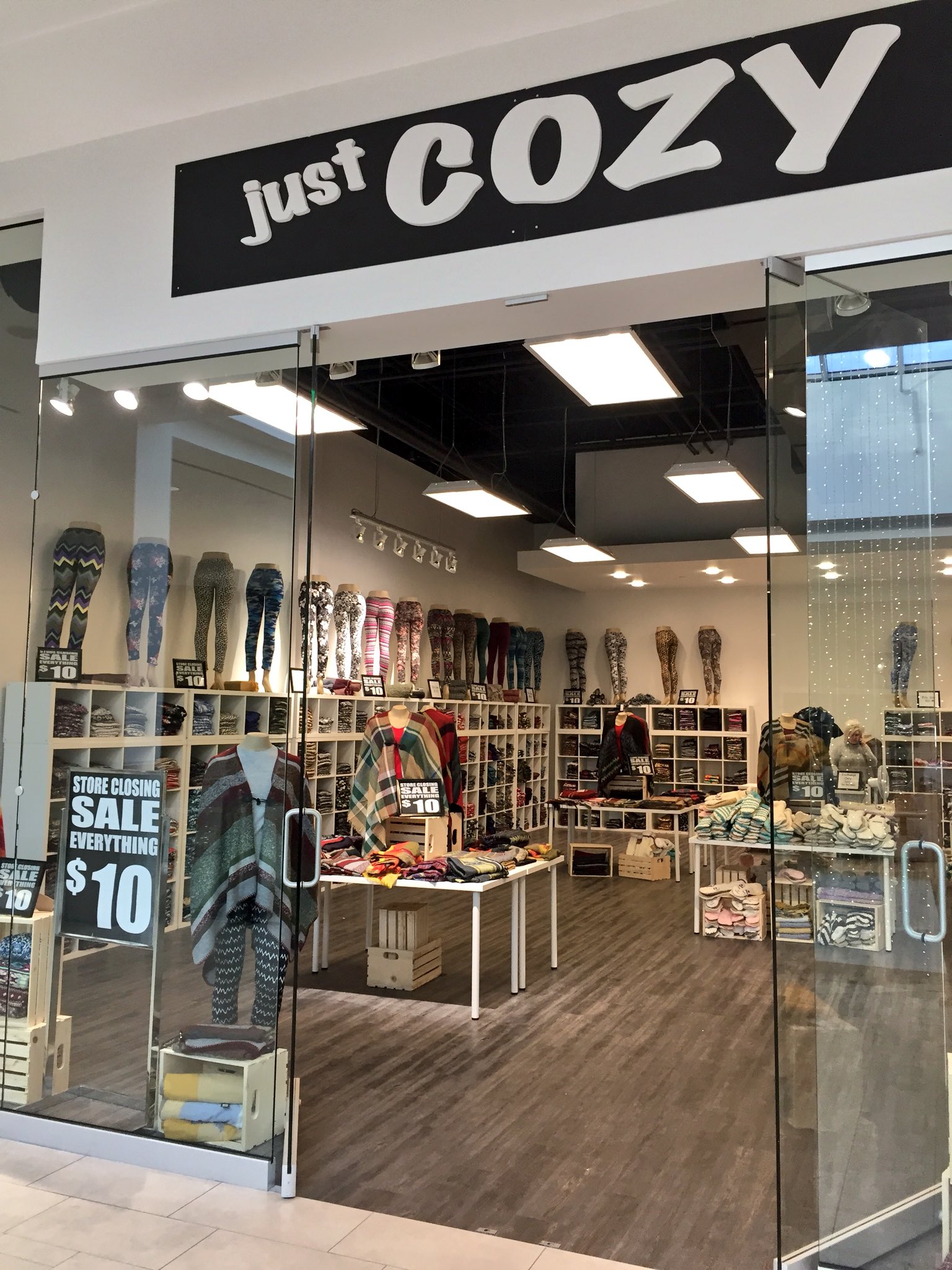 Kingsway Mall on X: Perfect time to shop at Just Cozy! Everything is $10  only! #yeg #sale  / X