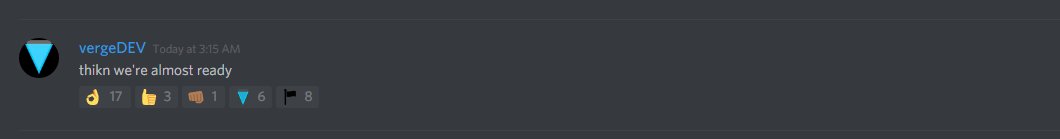 TheeSenate's tweet photo. #VergeFam, according to @justinvendetta the 4.0.1 release is upon us. Prepare yourself!
#XVG $XVG #Verge #VergeCoin #VergeCurrency #NextBitcoin #WraithProtocol #WraithDay #Crypto https://t.co/DeihOxpDBI
