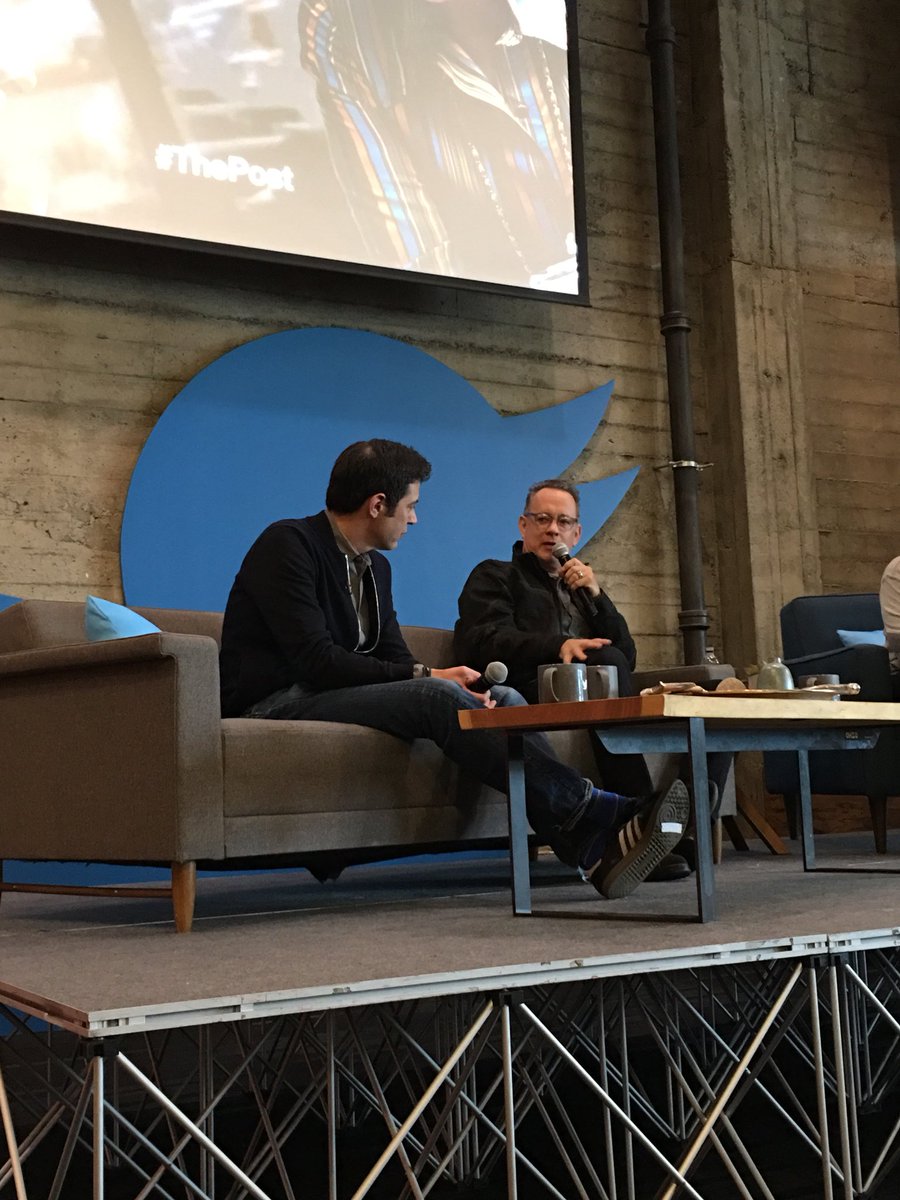 LeungKelvin's tweet image. #TomHanks and #JoshSinger stopped by this morning to talk about their new movie #ThePost